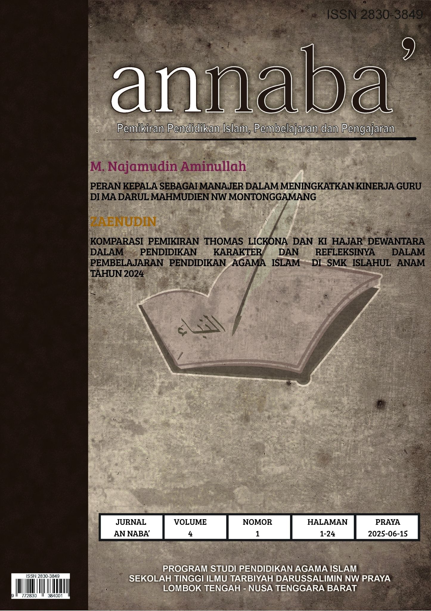 					Lihat Vol 5 No 1 (2025): Jurnal Pemikiran Pendidikan Islam, Pembelajaran dan Pengajaran
				